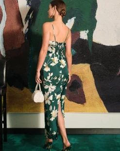 The Floral Slit Maxi Dress