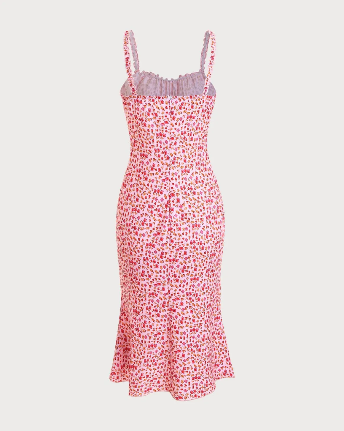 The Frill Trim Floral Cami Dress
