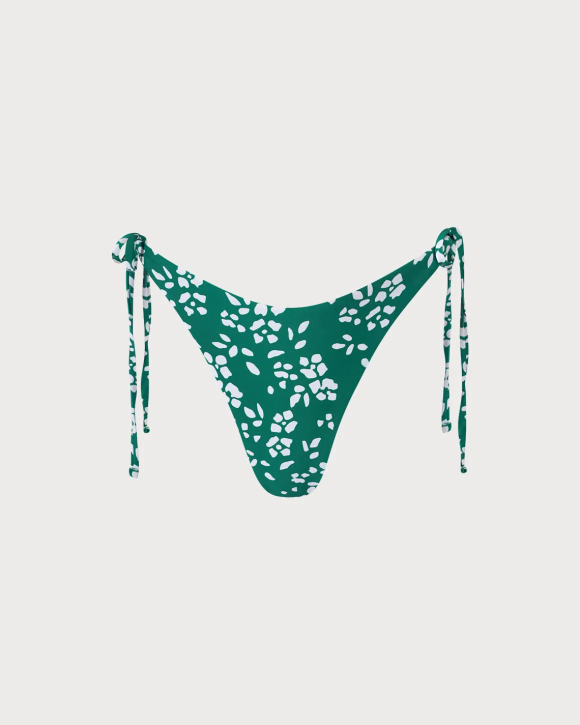 The Green Reversible Floral Tie Bikini Bottom