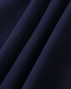 The Navy Halter Bowknot Back Maxi Dress
