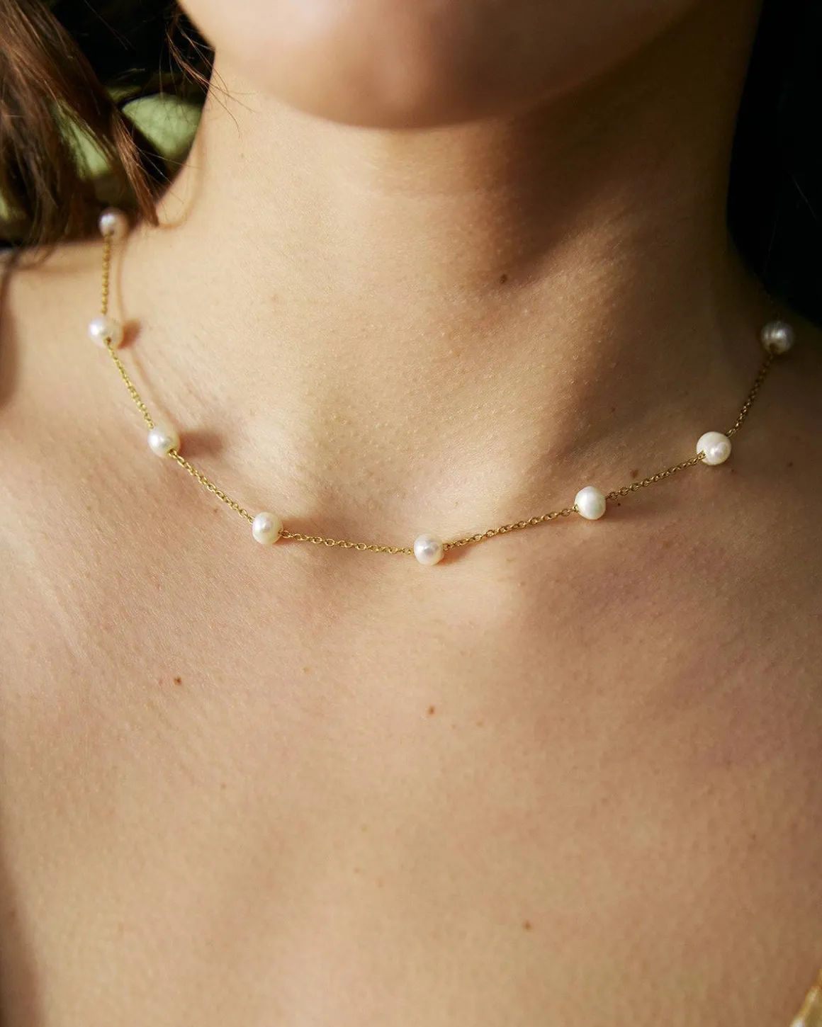 The Pearl Cable Chain Necklace