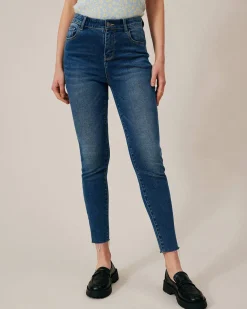 The Premium-fabric High-rise Skinny Jeans