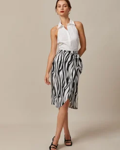 The White Collared Button Up Sleeveless Shirt