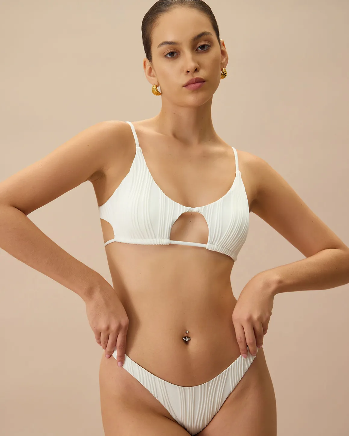The White Water Ripple Bikini Bottom