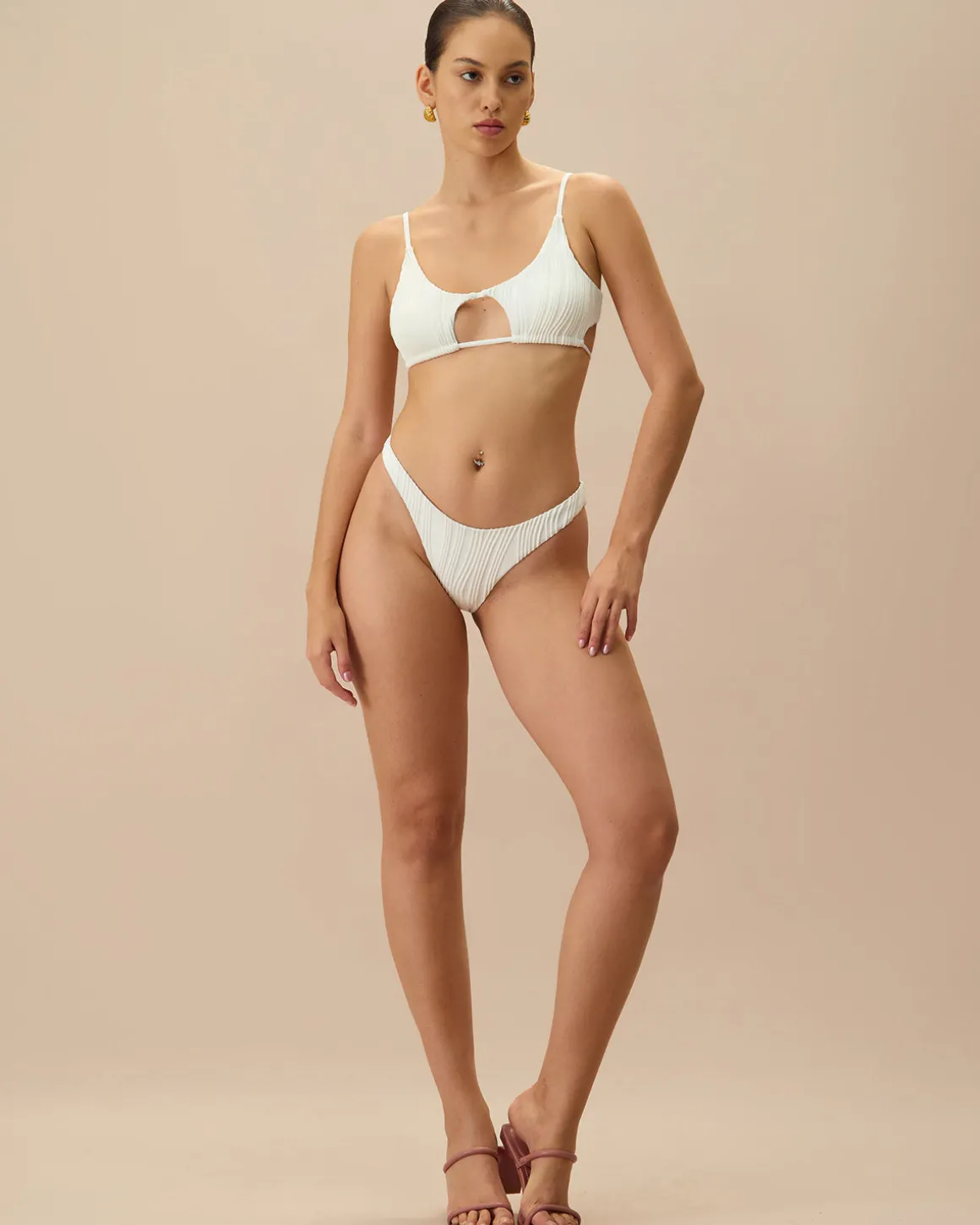 The White Water Ripple Bikini Bottom
