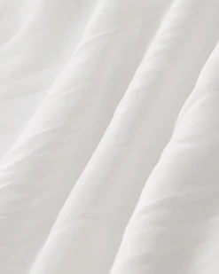 White Elastic Straight Waist Skirt