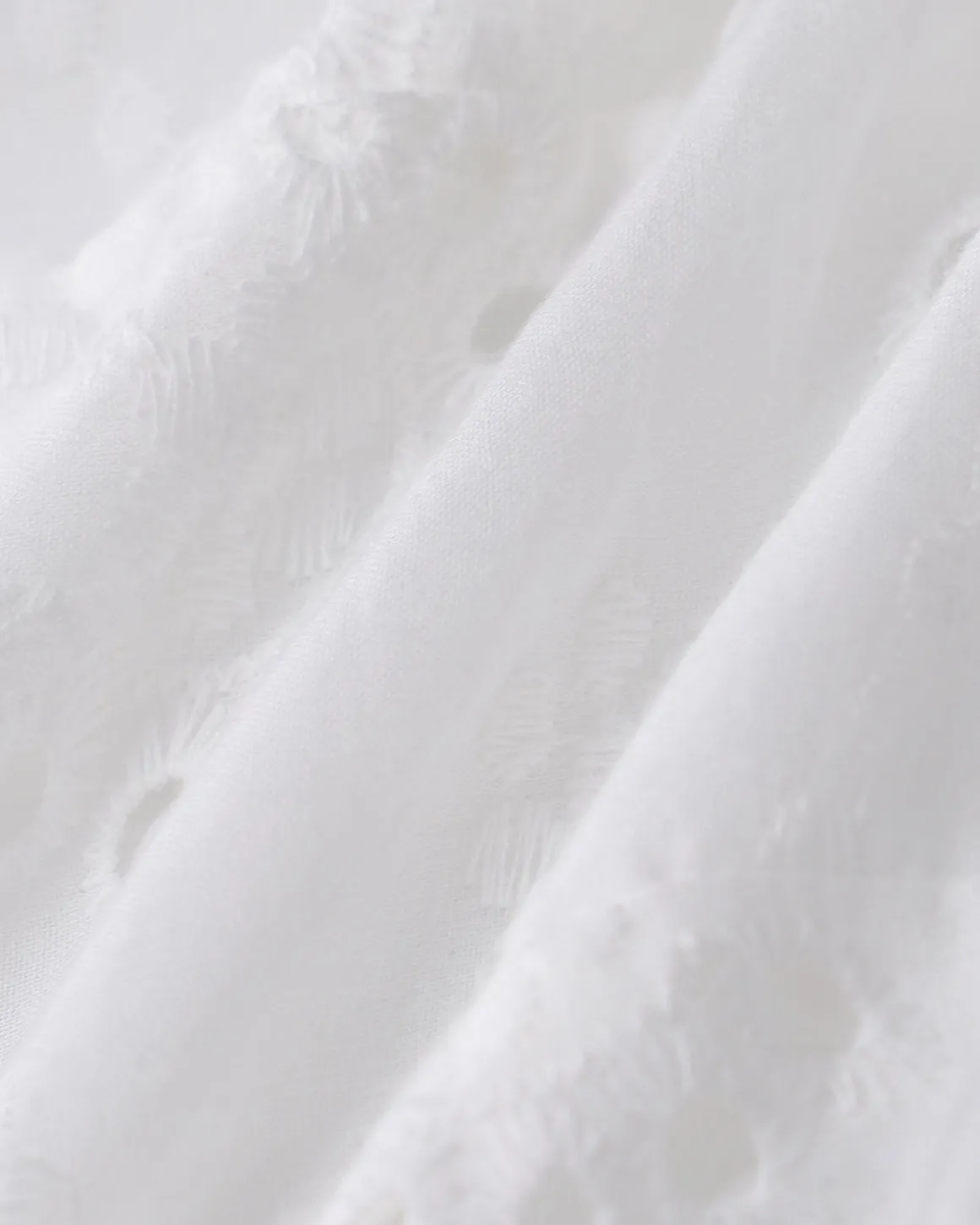 White Jacquard Single Breasted Vest