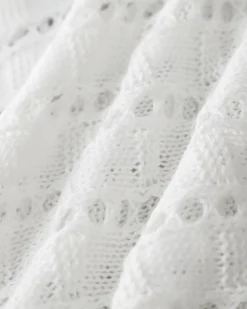 White Knit Bodycon Sleeveless Maxi Dress
