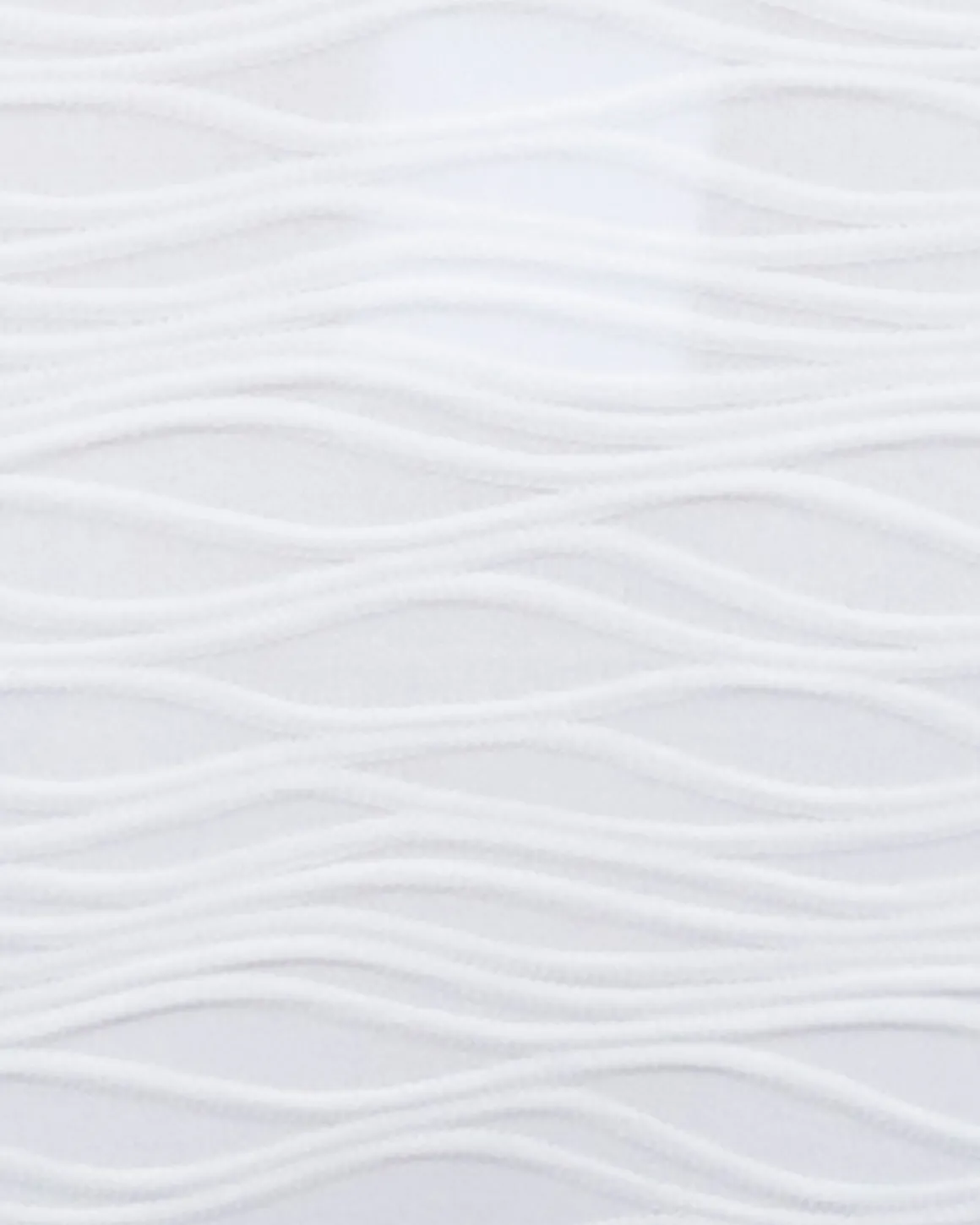 White Knitted Wave Textured Bikini Set