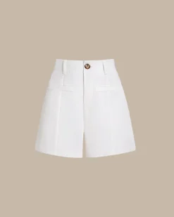 White Pocket Shorts
