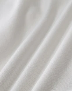 White Ruched Single Breasted Cardigan