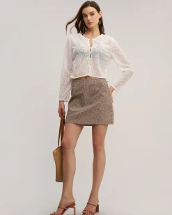 White See-Through Cardigan