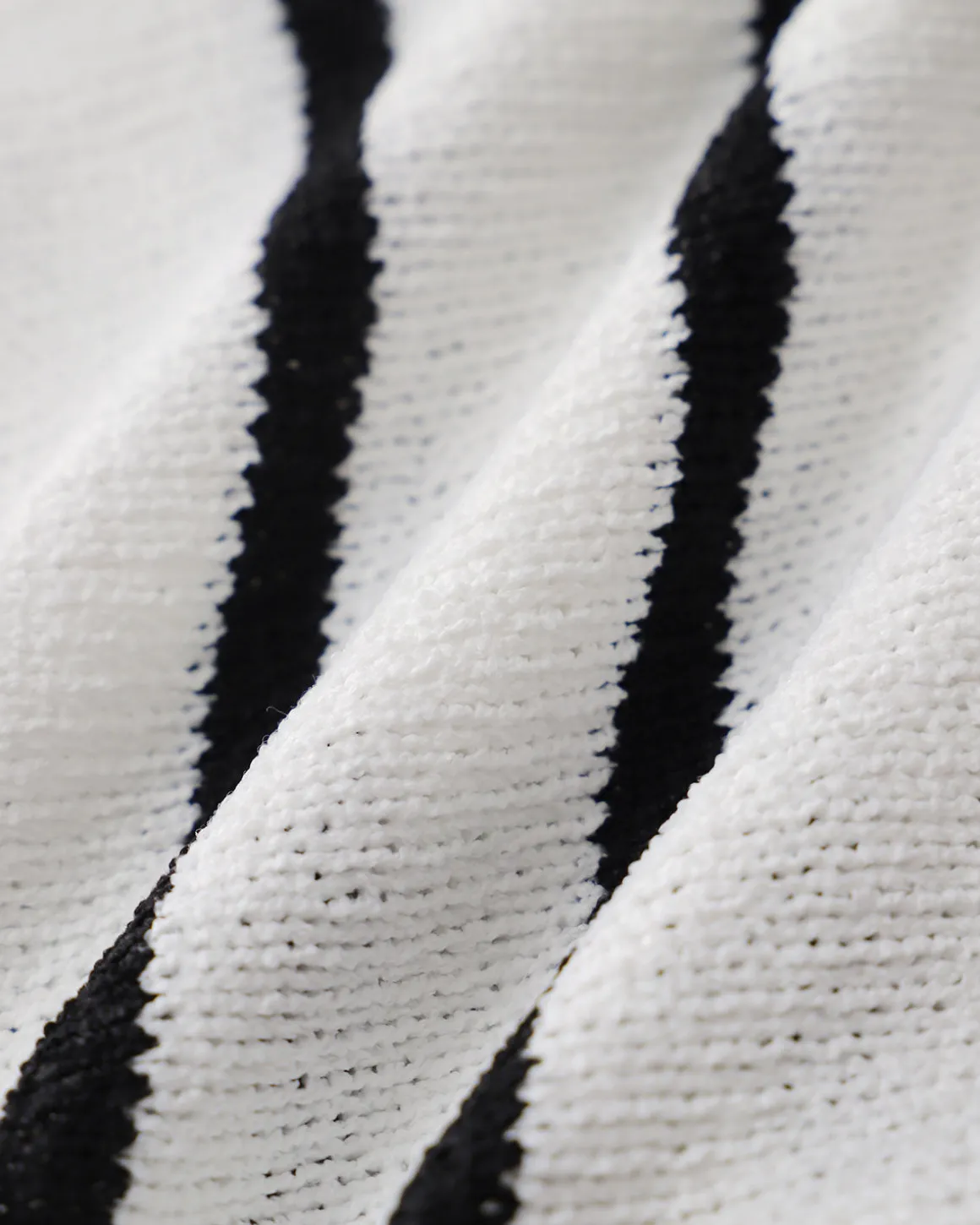 White Striped Single Breasted Vest
