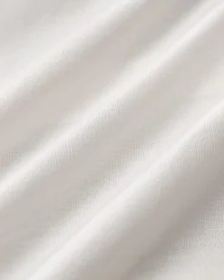 White Textured Crochet Shirt