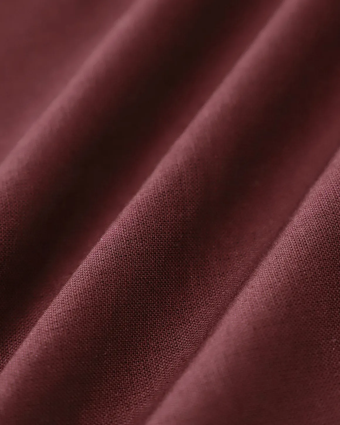 Wine Red Square Neck Shirred Slip Midi Dress