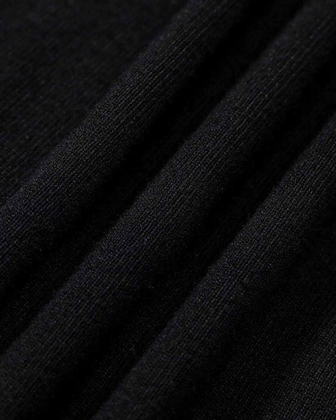 Women's Black Contrasting Knit Mini Dress
