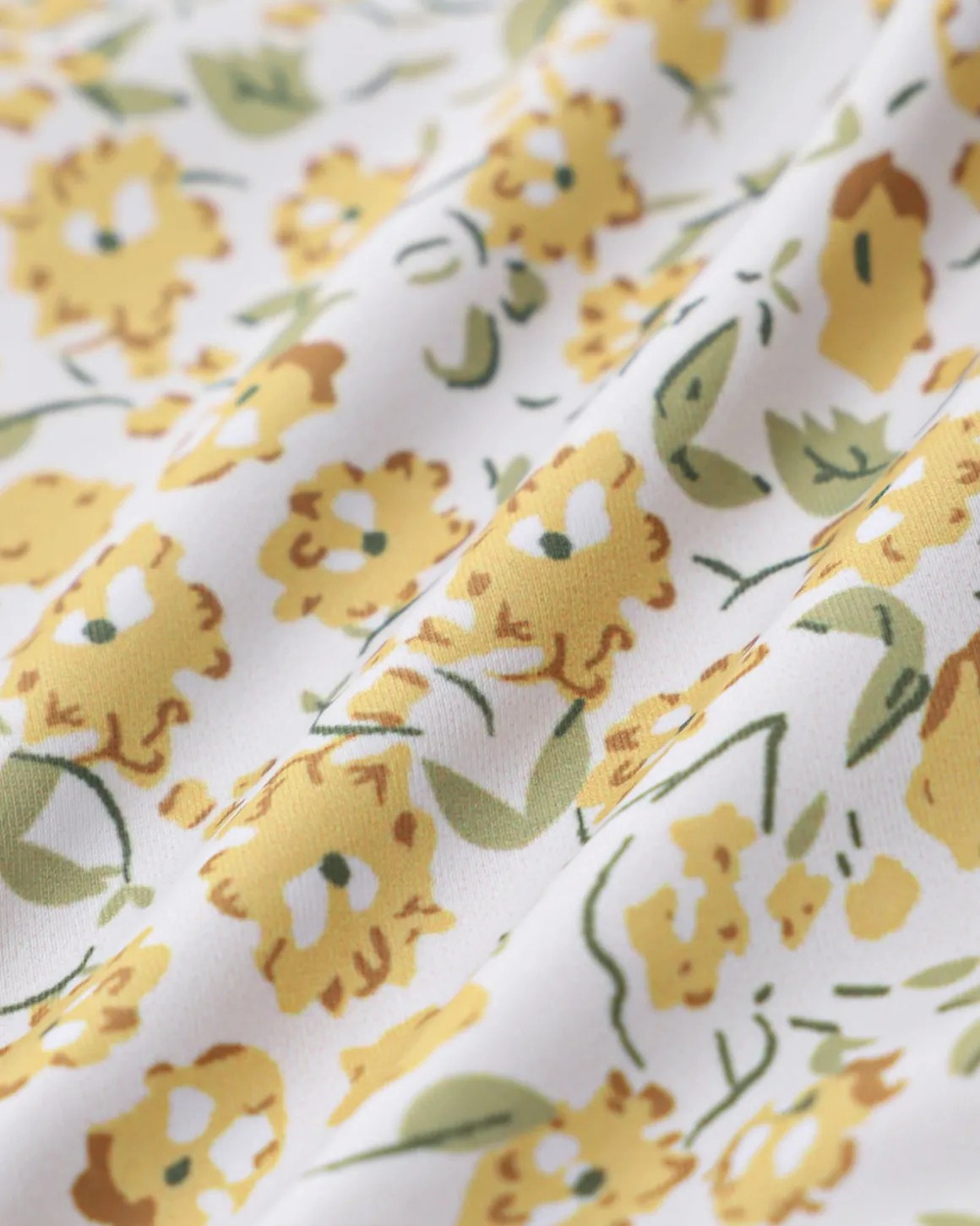 Yellow Floral Bikini Bottoms