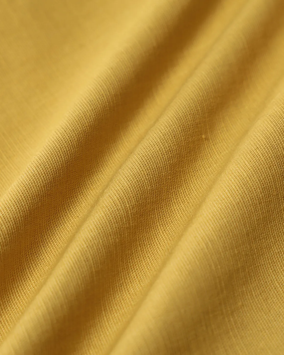 Yellow Ruched Button Shorts