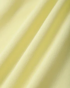 Yellow Ruffle Backless Slit Slip Maxi Dress